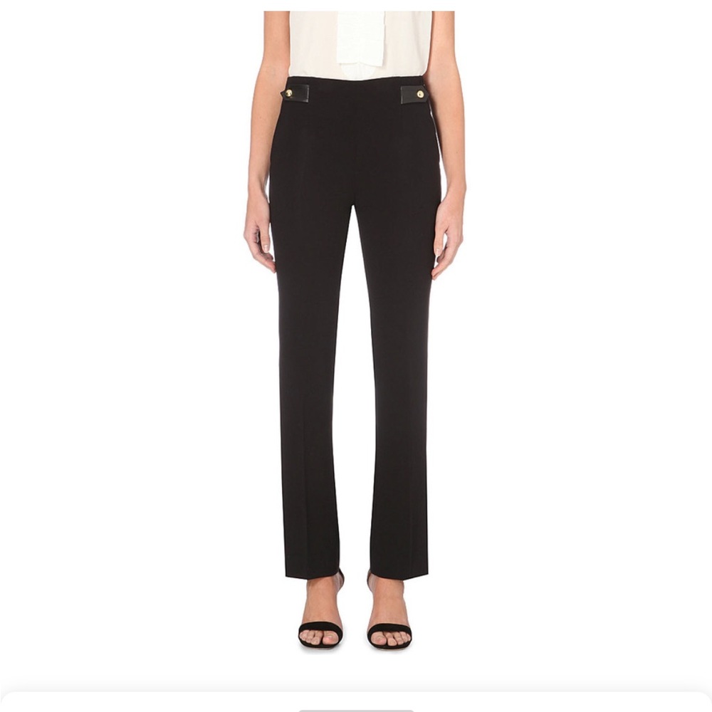 Sandro Privela Leather Tab Trousers